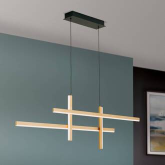 Orion LED hanglamp Stargate, zwart-goud zwart, goud