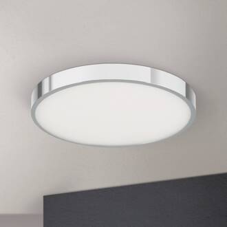 Orion LED plafondlamp Bully, chroom, Ø 28 cm chroom, wit