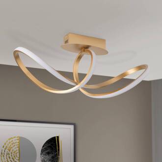 Orion LED plafondlamp Circus, 3.000 K, messing mat messing