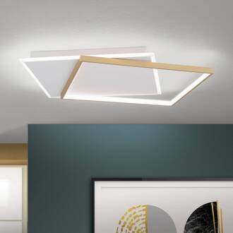 Orion LED plafondlamp Emanuel, wit/goud goud, wit
