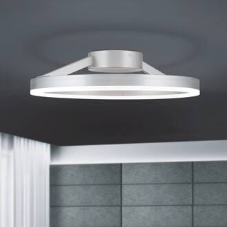 Orion LED plafondlamp Robert Ø 40 cm aluminium mat