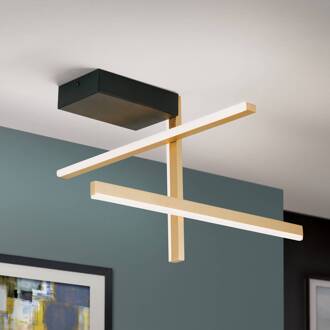 Orion LED plafondlamp Stargate 3-lamps zwart, goud