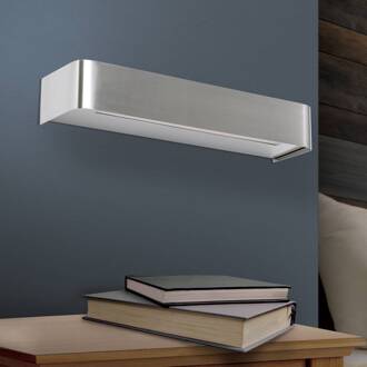 Orion LED wandlamp Bernhard, up-/downlight, satijn ijzer gesatineerd, opaalwit