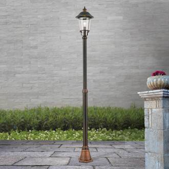 Orion Mariella buitenlantaarn 1-lamp Zwart-koper, helder