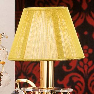 Orion Meeslepende textiele wandlamp kristaldesign goud, helder