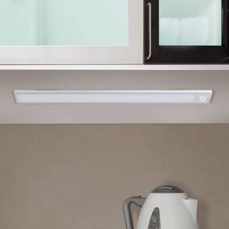 Orion Norman LED meubelverlichting, zilverkleurig, oplaadbare batterij, sensor,