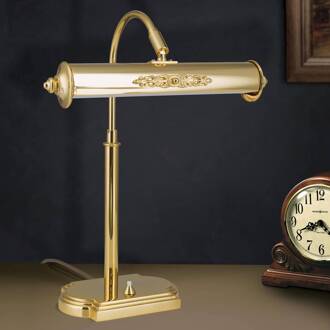 Orion Nostalgische tafellamp Picture, verguld goud