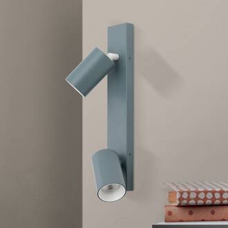 Orion Penn plafondspot, lichtgroen, lengte 35 cm, aluminium