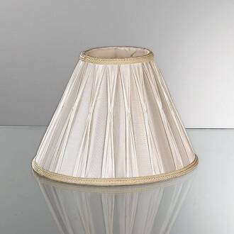 Orion Reservekap voor tafellampen in plissé 30,5 cm crème