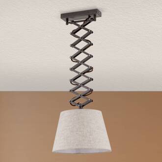 Orion Schaarlamp Factory in industrieel ontwerp roestbruin