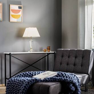 Orion Tafellamp Veronique, voet smal, crème/goud crème, helder, goud