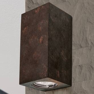 Orion Tweevoudig stralende gipsen wandlamp Ivona roest