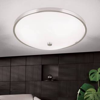 Orion Veelzijdige plafondlamp Samira, 39,5 cm wit, mat nikkel