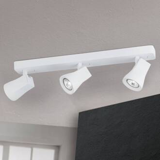 Orion Verstelbare opbouwspot Aurora met 3 lampjes mat wit