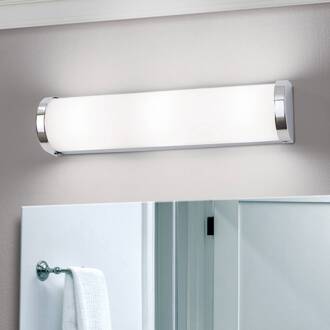 Orion Wandlamp Tea 41 cm chroom chroom, opaalwit