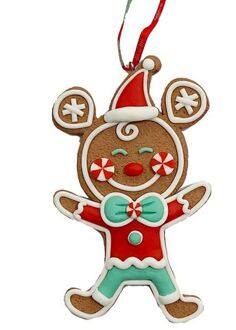 Ornament disney Gingerbread Mickey h9 cm Multikleur