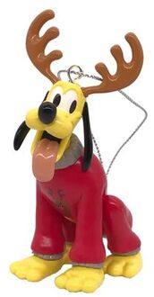 Ornament disney Pluto kunststof h10 cm Multikleur