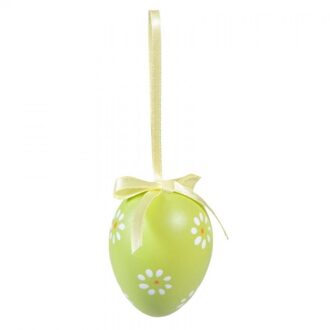 Ornament Ei Groen en Geel