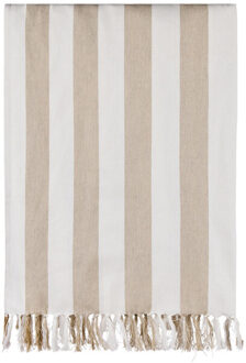 Ornos hammam gerecycled katoenen handdoek - maat One size Beige