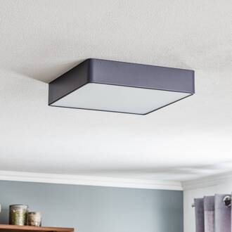 Oro plafondlamp van staal en glas, grijs, 35cm