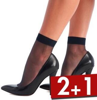 Oroblu Demi-Bas Petit 20 Zwart,Bruin,Beige - One Size