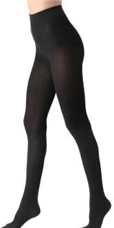 Oroblu Eco Sneakers Natural Rib Tights * Actie * Zwart,Grijs - S/M,L/XL