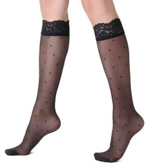 Oroblu Sweetie 20 Sheer Knee-Highs Zwart,Blauw - One Size