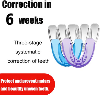 Orthodontic Braces Dental Braces Instanted Silicone Smile Teeth Alignment Trainer Teeth Retainer Mouth Guard Braces Tooth Tray