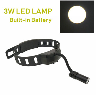 Orthodontic Dentista Equipamento 3W Head Light Operation Lamp Flashlight for Dental Loupes Magnifying Glass & ENT Magnifier