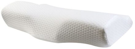Orthopedische Hals Kussen Voor Nek Bescherming Trage Rebound Memory Foam Gezondheidszorg Cervicale Nek Slaap Kussen Volwassen Met Kussensloop 60x35x12cm
