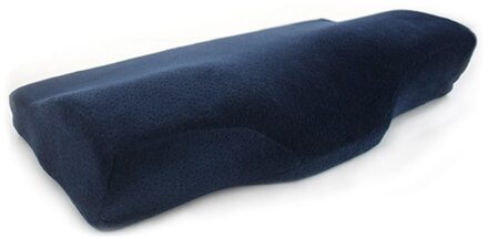 Orthopedische Memory Foam Nekkussen Trage Rebound Slapen Cervicale Stuitbeen Massager Kussen Gezondheidszorg Pijn Release Kussen Beddengoed marine / 60x35cm