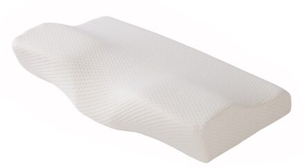 Orthopedische Memory Foam Nekkussen Voor Nekpijn Cervicale Bescherming Kussens Memory Kussens Relax Cervicale Gezondheidszorg Kussens wit