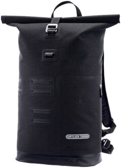 Ortlieb Commuter-Daypack High-Vis 21 L black-refl. rugzak Zwart - H 50 x B 30 x D 15,5 cm