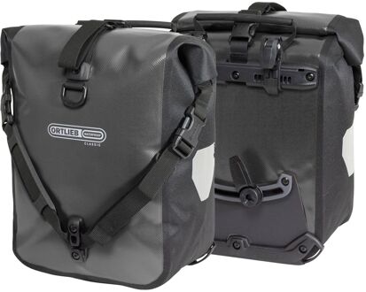 Ortlieb Sport-Roller Classic QL2.1 Asphalt/Black (paar)