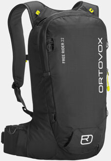 Ortovox Free Rider 22 black-raven backpack Zwart - H 55 x B 28 x D 16