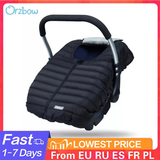 Orzbow Baby Basket Car Seat Cover Warm Newborn Infant Carrier Cover Waterproof Baby Car Seat Envelope Newborn Footmuff in Travel