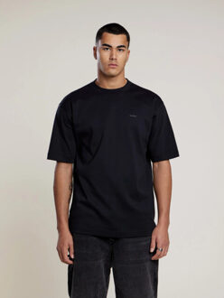 Orzian tee black - maat XS Zwart