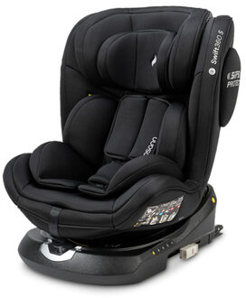 osann autostoel Swift360 S iSize All Black Zwart