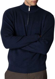 Oscar Knit Half Zip Sweater Heren - L