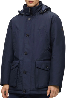 Osiass Parka Winterjas Heren donker blauw - S