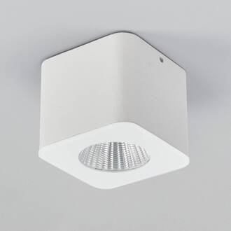 Oso LED plafondspot, hoekig, wit mat mat wit