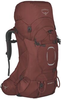 Osprey Aether 55 Backpack L/XL acorn red Rood - H 78 x B 38 x D 25 cm