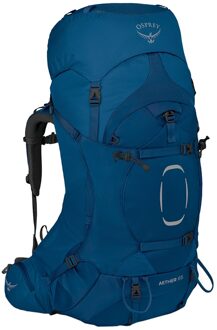 Osprey Aether 65 Backpack S/M deep water blue backpack Blauw - H 80 x B 40 x D 28