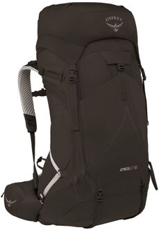 Osprey Atmos AG LT 50 S/M black backpack Zwart - H 66 x B 38 x D 31 cm