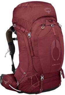 Osprey Aura AG 65 WXS/S berry sorbet red backpack Rood - H 85 x B 38 x D 40 cm