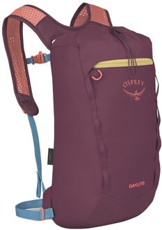 Osprey Daylite Cinch moody burgundy rugzak Rood - H 41 x B 24 x D 19 cm