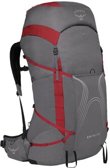 Osprey Eja Pro 55 WM/L dale grey/poinsettia red backpack Multicolor - H 72 x B 36 x D 31