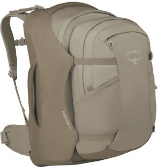 Osprey Fairview 55 sawdust-olive tan backpack Groen - H 63 x B 33 x D 30 cm