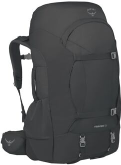 Osprey Fairview Trek 55 black backpack Zwart - H 71 x B 37 x D 39 cm