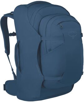 Osprey Farpoint 70 antique blue backpack Blauw - H 65 x B 38 x D 32 cm